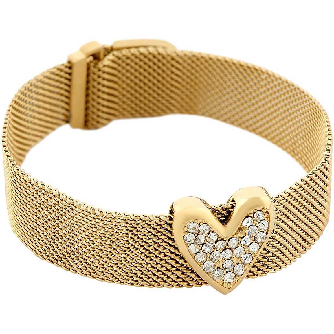 Bracciale Donna Liu Jo Acciaio cuore maglia milano TLJ1868