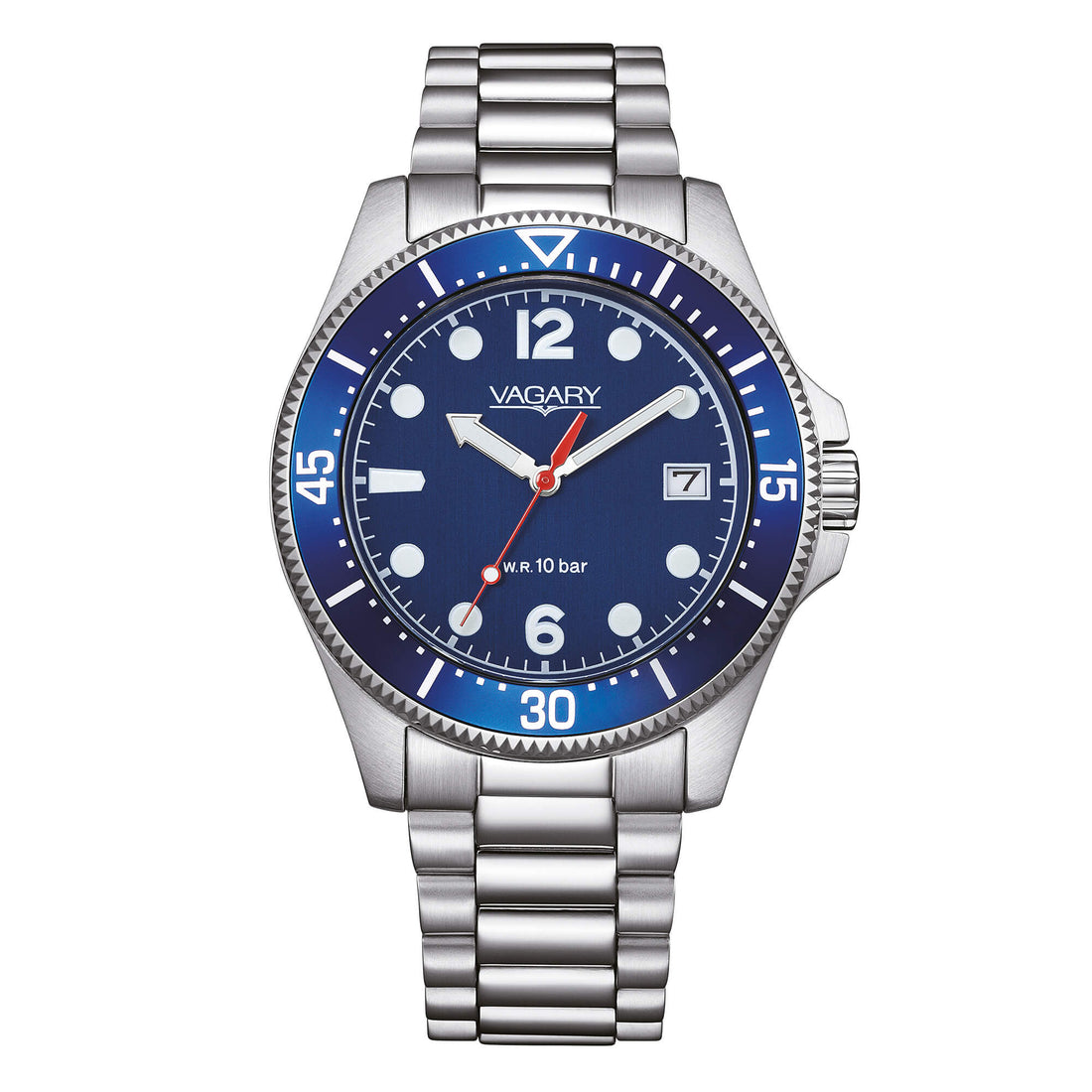 Orologio Uomo Vagary By Citizen Quarzo Acciaio Blu VD5-317-71