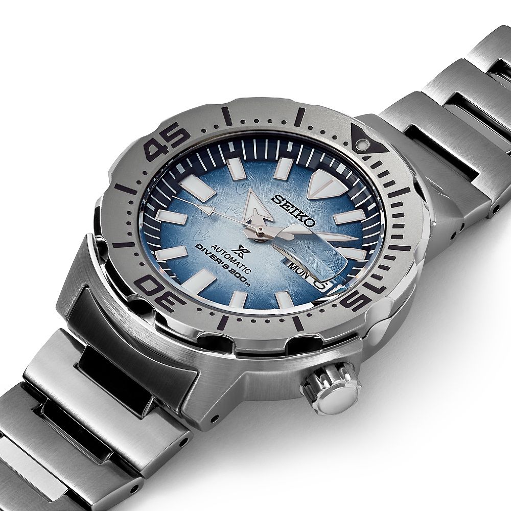 Orologio Uomo Seiko Prospex Save The Ocean Automatico Solo Tempo Data SRPG57K1