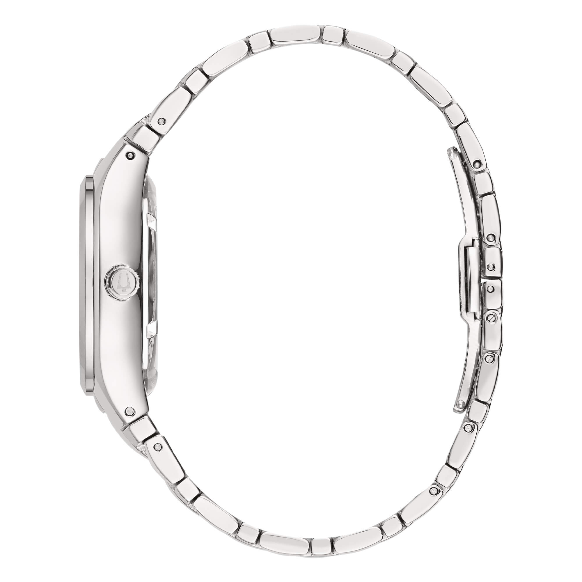 Orologio Donna Bulova Automatico Open Heart Madreperla Diamanti 96P247