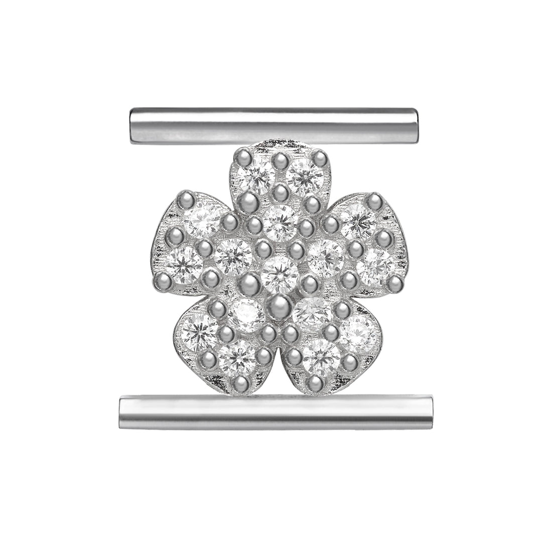 Ciondoli Donna Eleonora Giordani Argento Fiore Zirconi EG0035