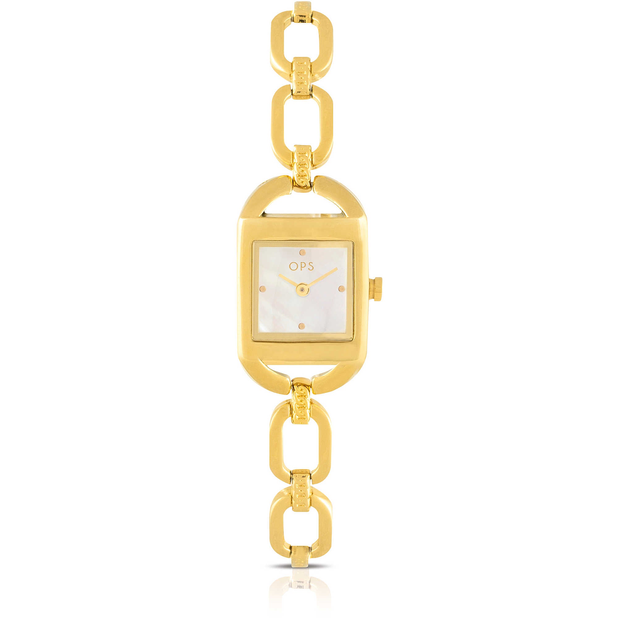 Orologio Donna OPS Acciaio Dorato Quarzo Solo Tempo OPSPW-891-3700