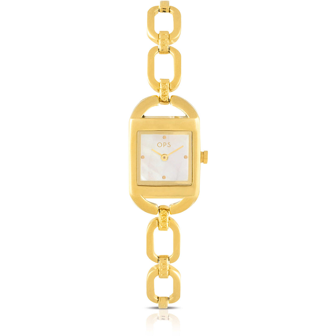 Orologio Donna OPS Acciaio Dorato Quarzo Solo Tempo OPSPW-891-3700