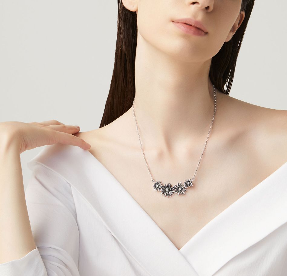 Collana Donna Giovanni Raspini Argento 925 Swing Margherite 09539