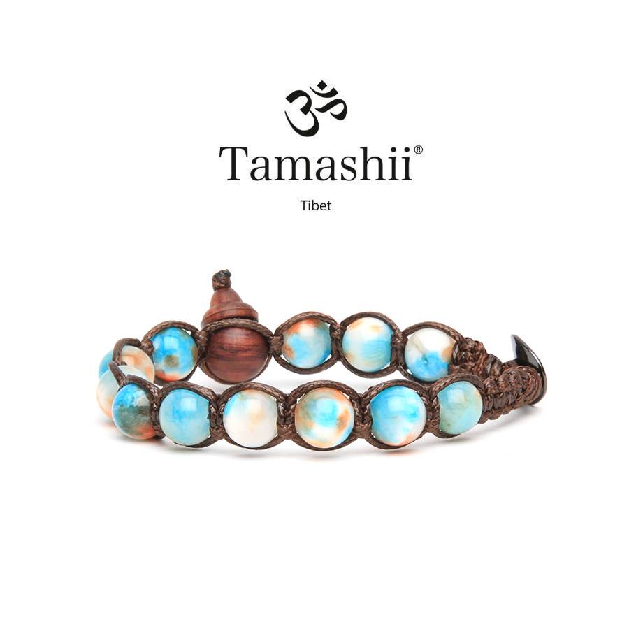 Bracciale Unisex Tamashii Pietra Jade Blooms Azure Drift BHS900-322