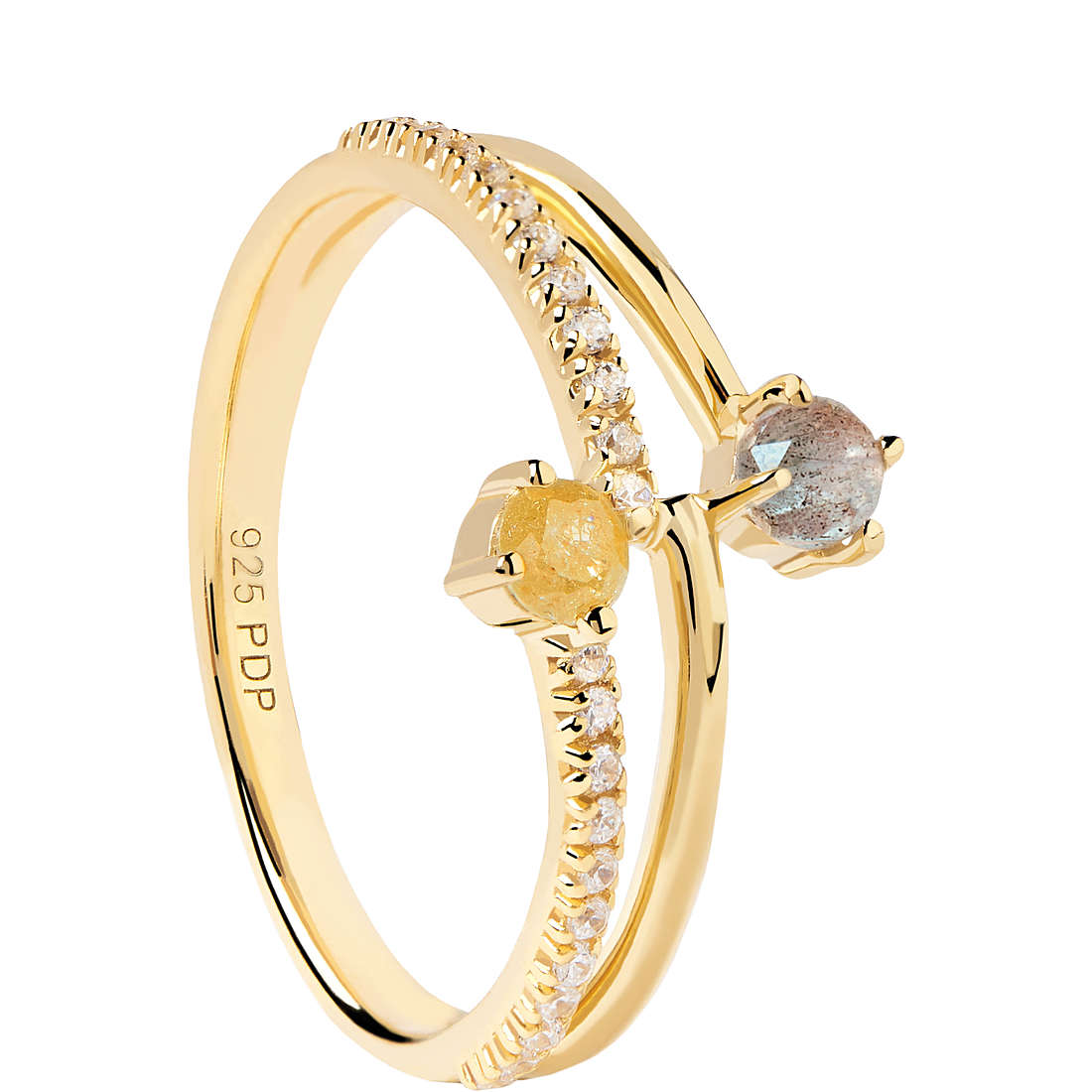 Anello Donna PDP Argento 925 Placcatura Oro Juno AN01-644-14
