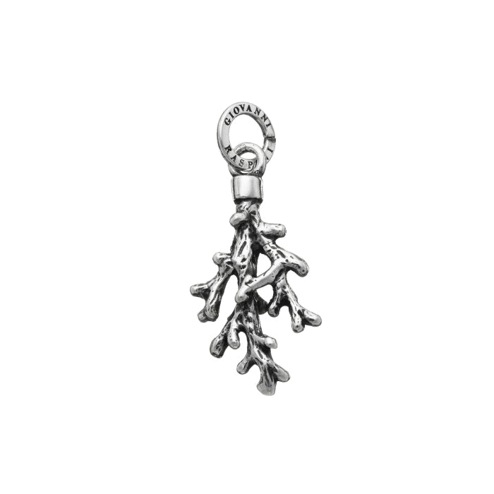 Charm Donna Giovanni Raspini Argento 925 Ramo Corallo Realizzato A Mano 06183