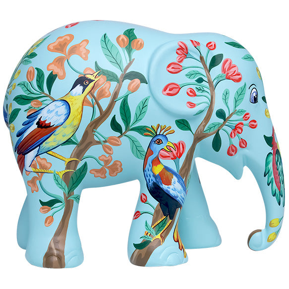 Scultura Elefante OnlyLux Resina Aves de Arequipa cm 15 Dipinto A Mano 8858831272644