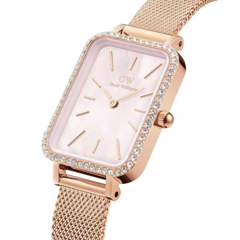 Orologio Donna Daniel Wellington Acciaio Rosè Quadro 20 x 26 mm DW00100669