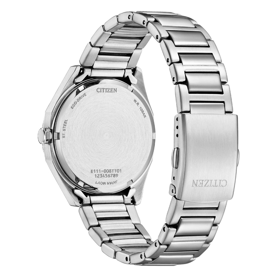 Orologio Uomo Citizen Acciaio Eco-Drive Antracite Nero Rosè Data BM7620-83E