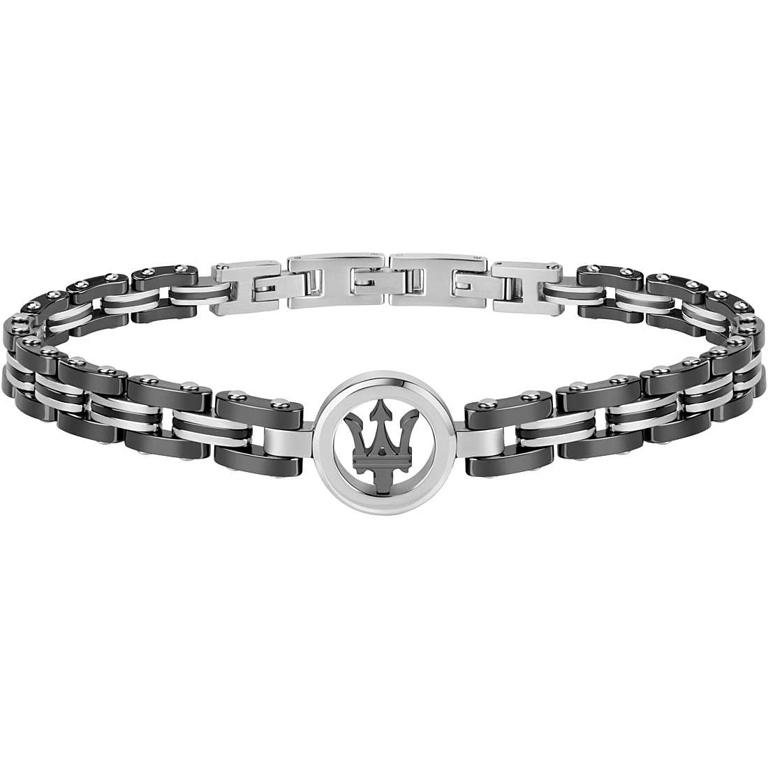 Bracciale Uomo Maserati Acciaio e ceramica Blu  JM219AQH13