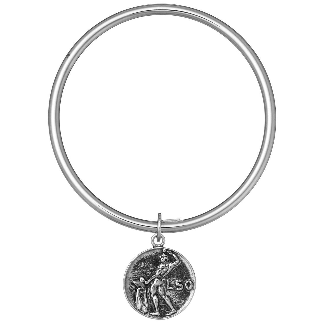 Bracciale Bangle 50 lire Argento  Donna Giovanni Raspini