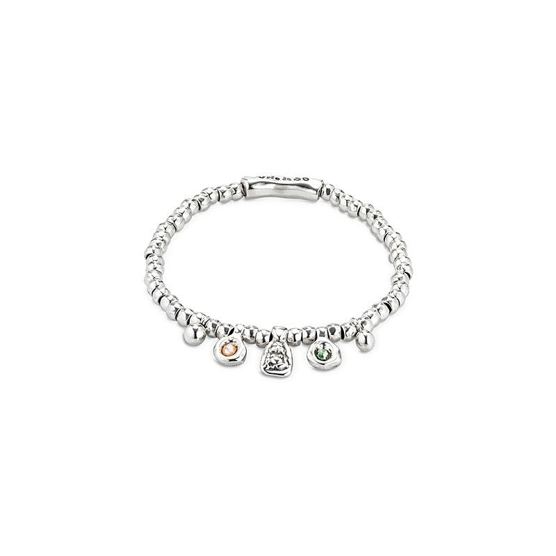 Bracciale Donna Uno De 50 Con Ciondolo Fiore Di Loto