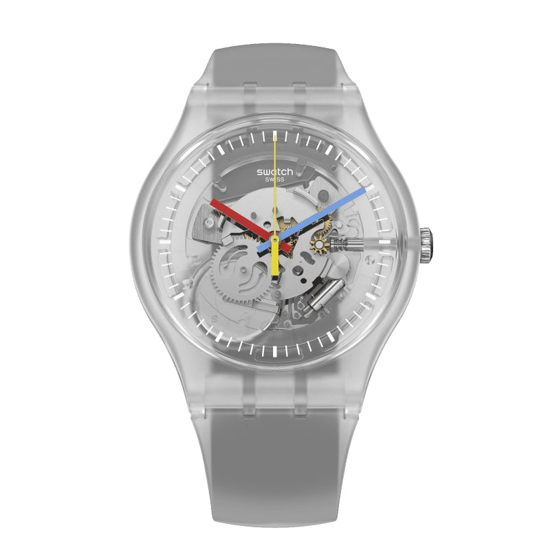 Orologio Uomo Swatch Quarzo Solo Tempo Monthly Drops SUOK157