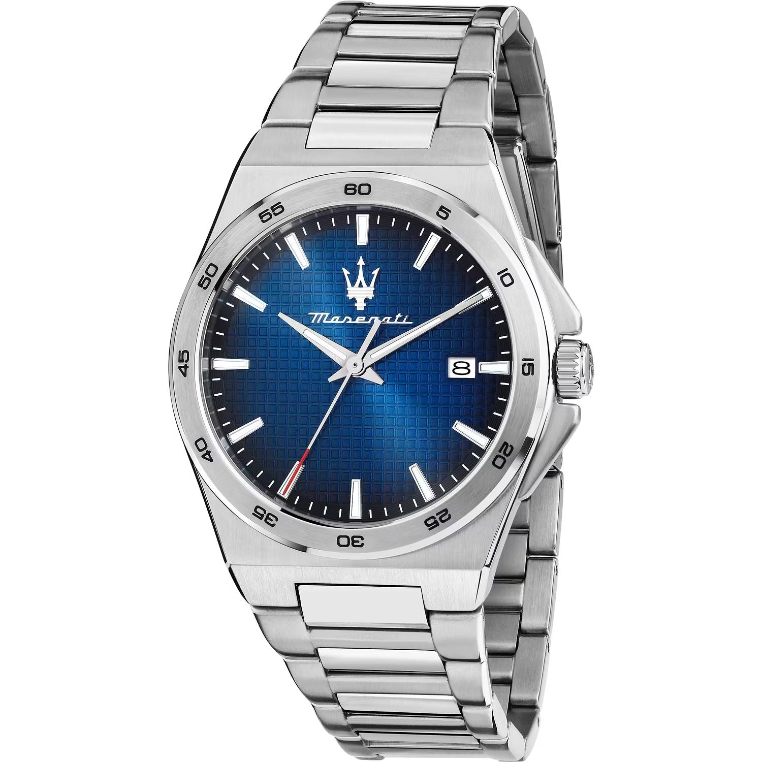Orologio Uomo Maserati Acciaio Lucido Quarzo Blu Data R8853153001