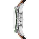 Orologio Fossil Uomo Quarzo Solo Tempo Acciaio in pelle FS5946