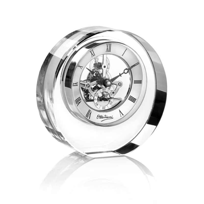 Orologio Da Tavolo Ottaviani In Cristallo Home Collection 29700