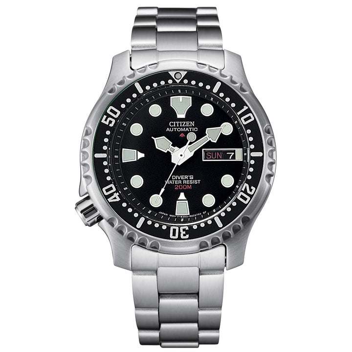 Orologio Uomo Citizen Promaster Automatico Doppia Data Nero NY0040-50E