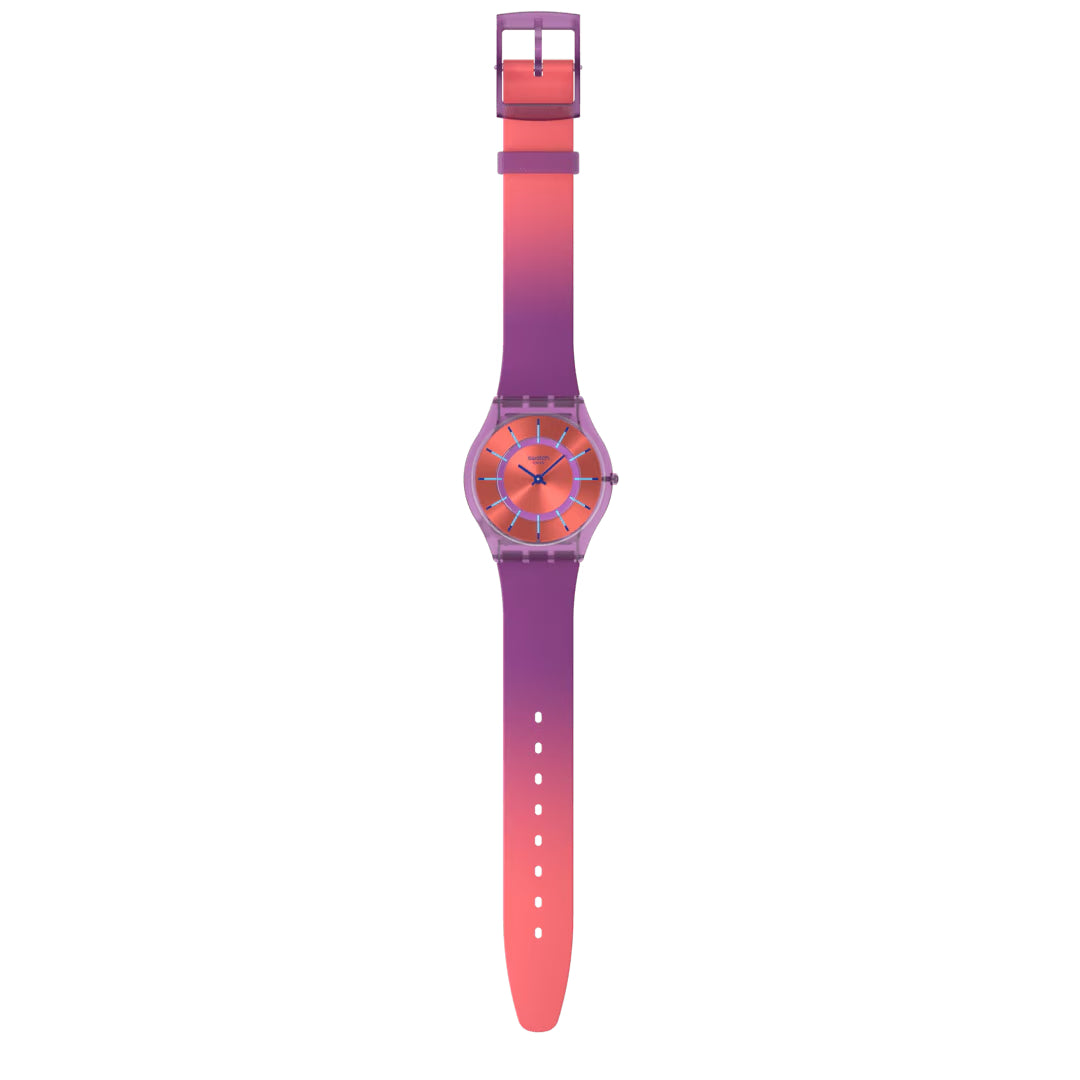 Orologio Unisex Swatch SWEET STRAWBERRY DREAM Viola Skin SS08V108