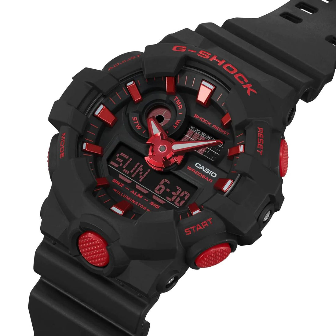 Orologio Uomo Casio G-SHOCK Quarzo Analogico Digitale Nero GA-700BNR-1AER