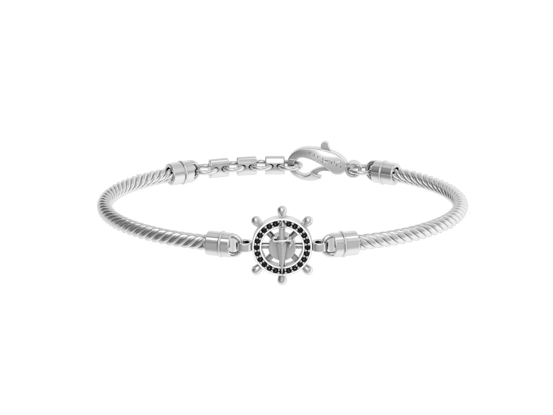 Bracciale Semirigido Uomo Cesare Paciotti Argento 925  JPBR5062B
