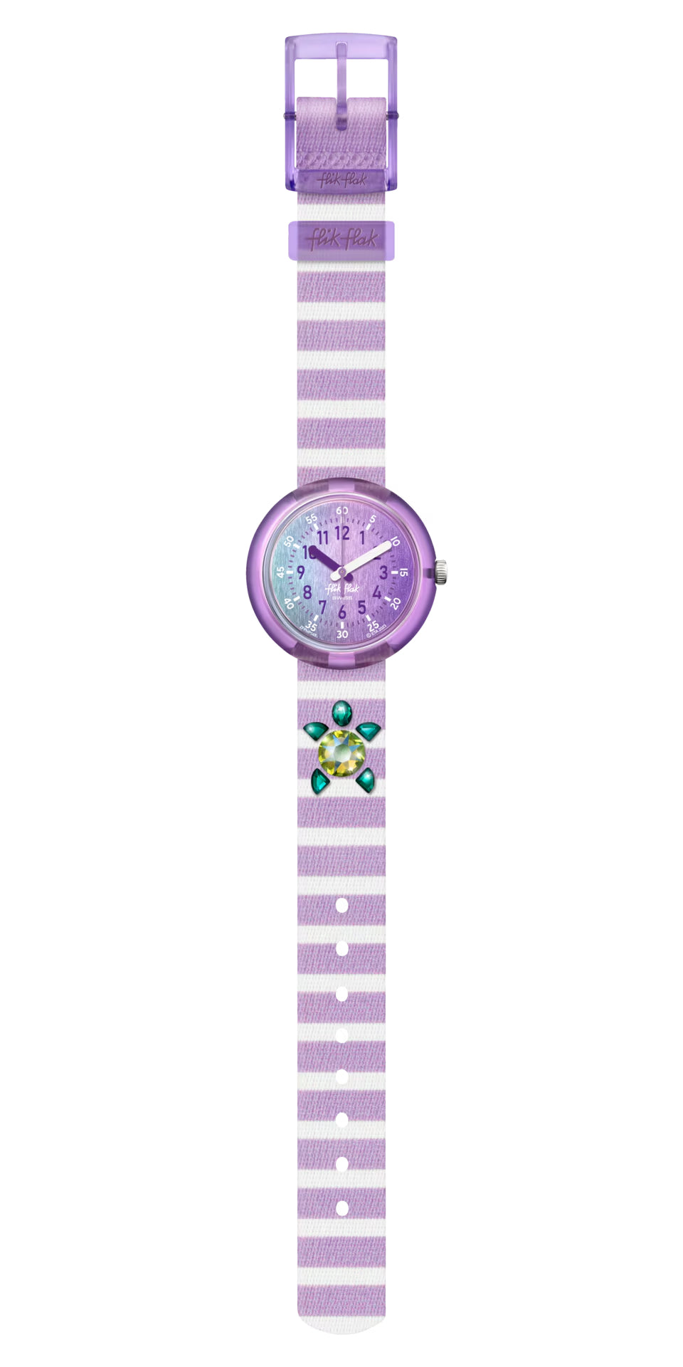 Orologio Bambina Swatch Flik Flak Shining Turtle Rosa Viola ZFPNP148