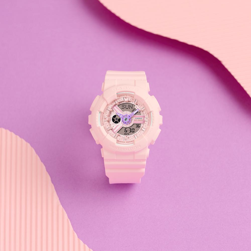 Orologio Donna Bambina Casio G-SHOCK BABY-G Rosa BA-110AH-4AER