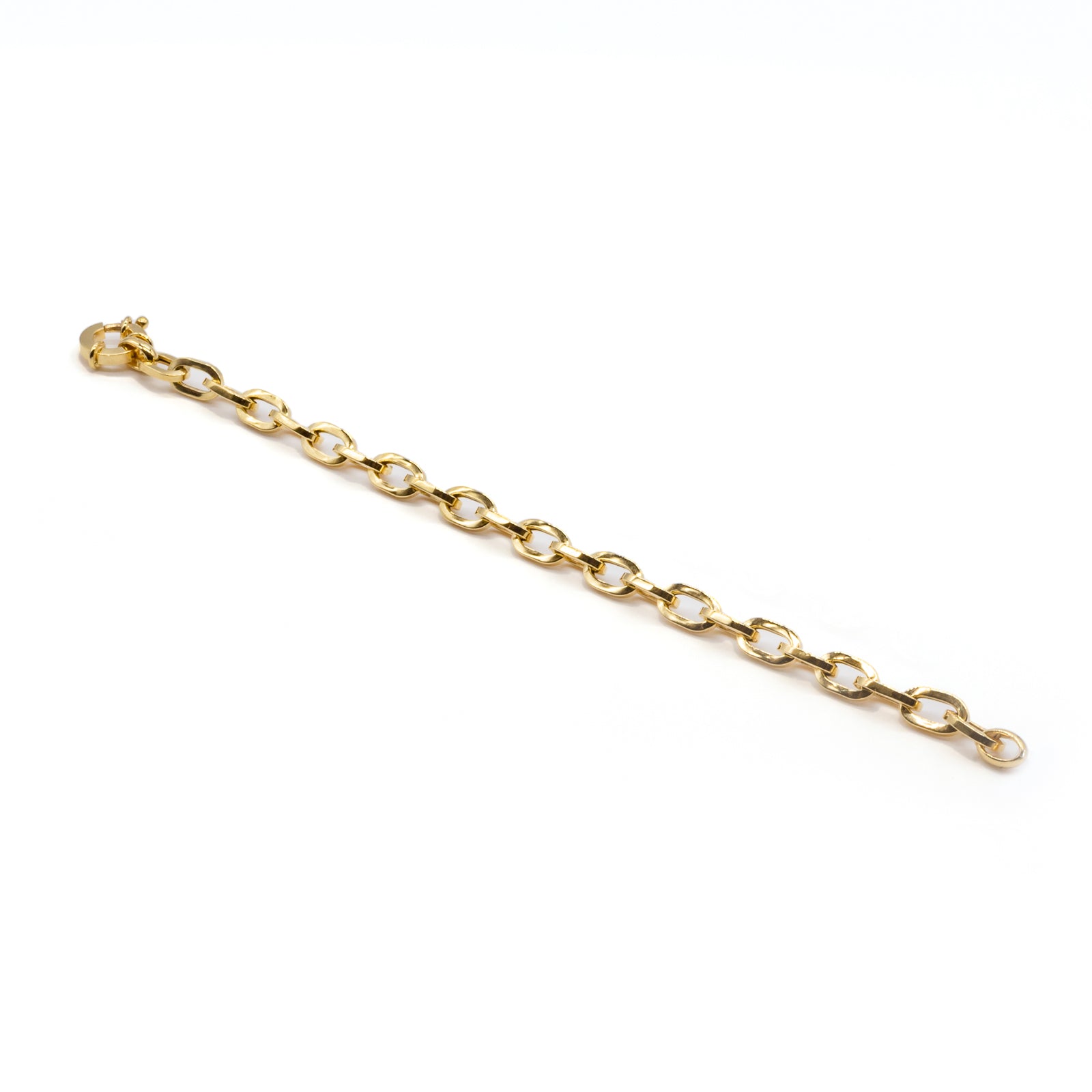 Bracciale Donna Re Mida Argento 925 Dorato A Catena B002