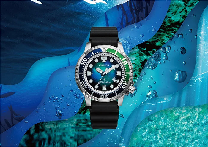 Orologio Uomo Citizen Promaster Limited Edition Eco-Drive Blu Verde BN0166-01L