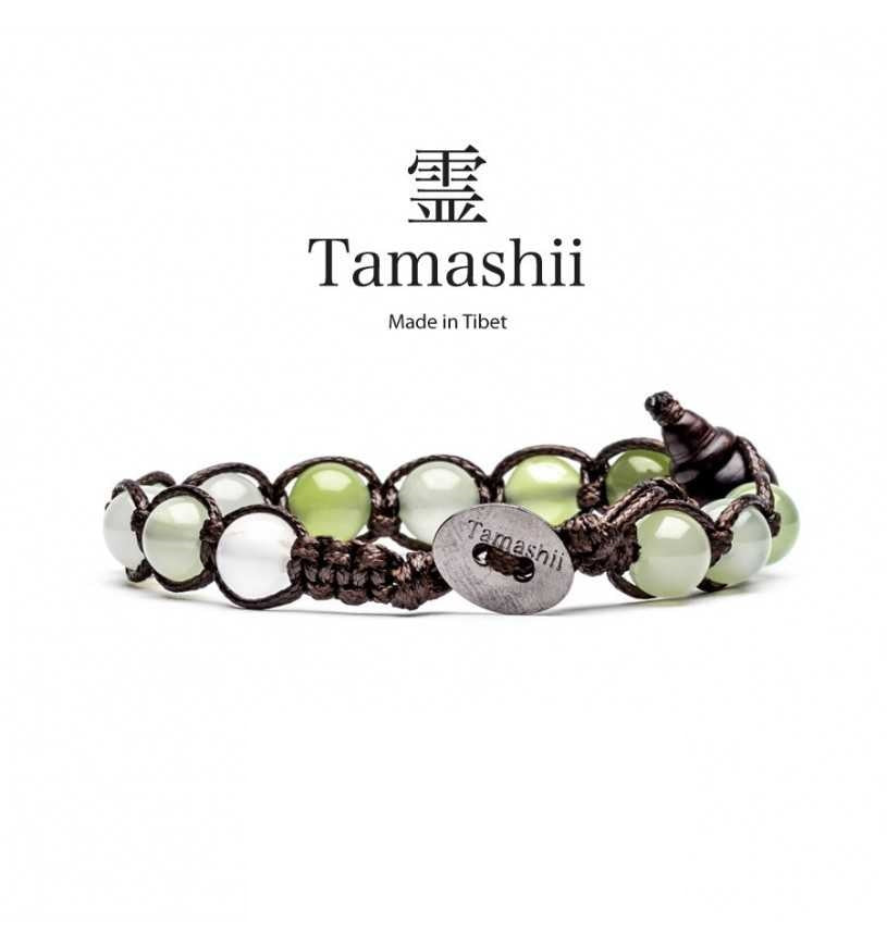 Bracciale Unisex Tamashii Pietra 8 MM Agata Verde Mela BHS900-63