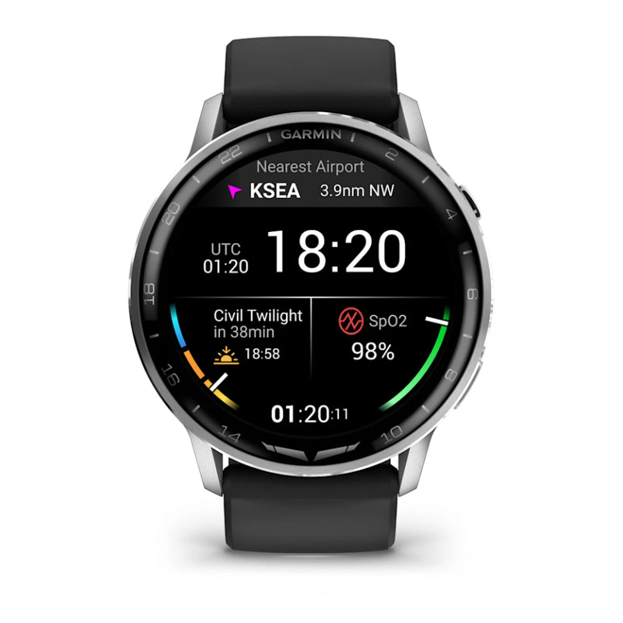 Orologio Garmin Smartwatch D2 Air X15 Gomma Nera 010-03014-50