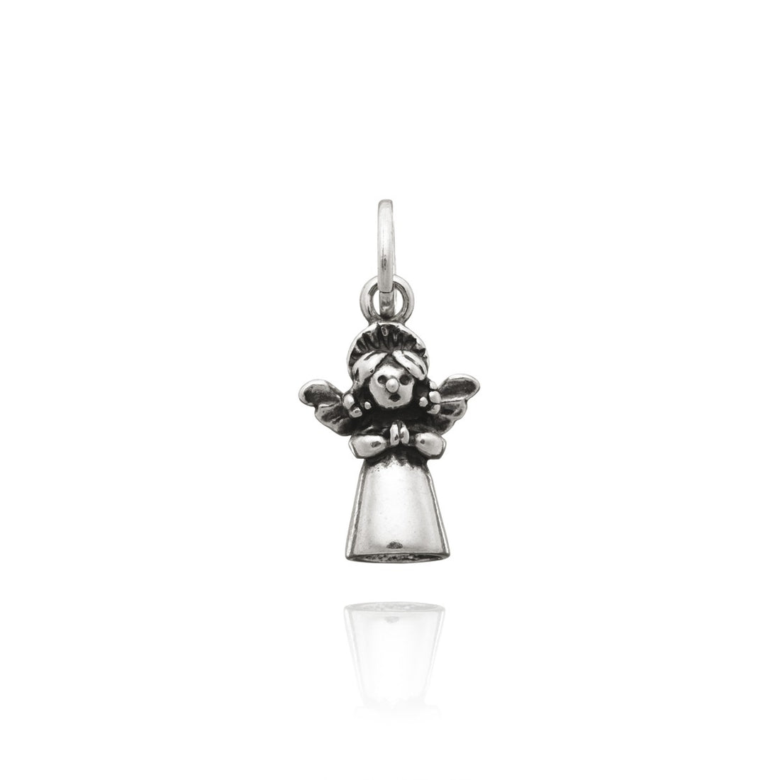Charm Donna Giovanni Raspini Argento 925  angelo piccolo Fatto A Mano 06041