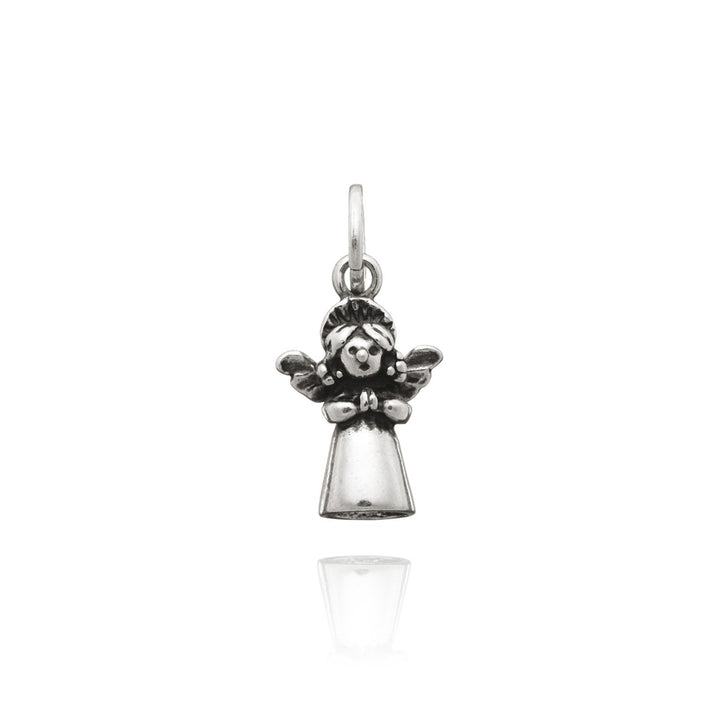 Charm Donna Giovanni Raspini Argento 925  angelo piccolo Fatto A Mano 06041