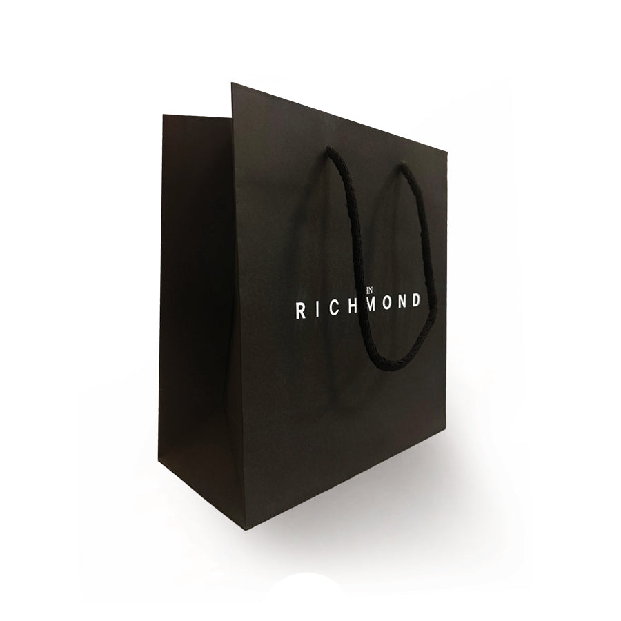 Bracciale Uomo John Richmond Tennis Titanio Brillanti Bianchi Neri Silver IP JRTM03WB