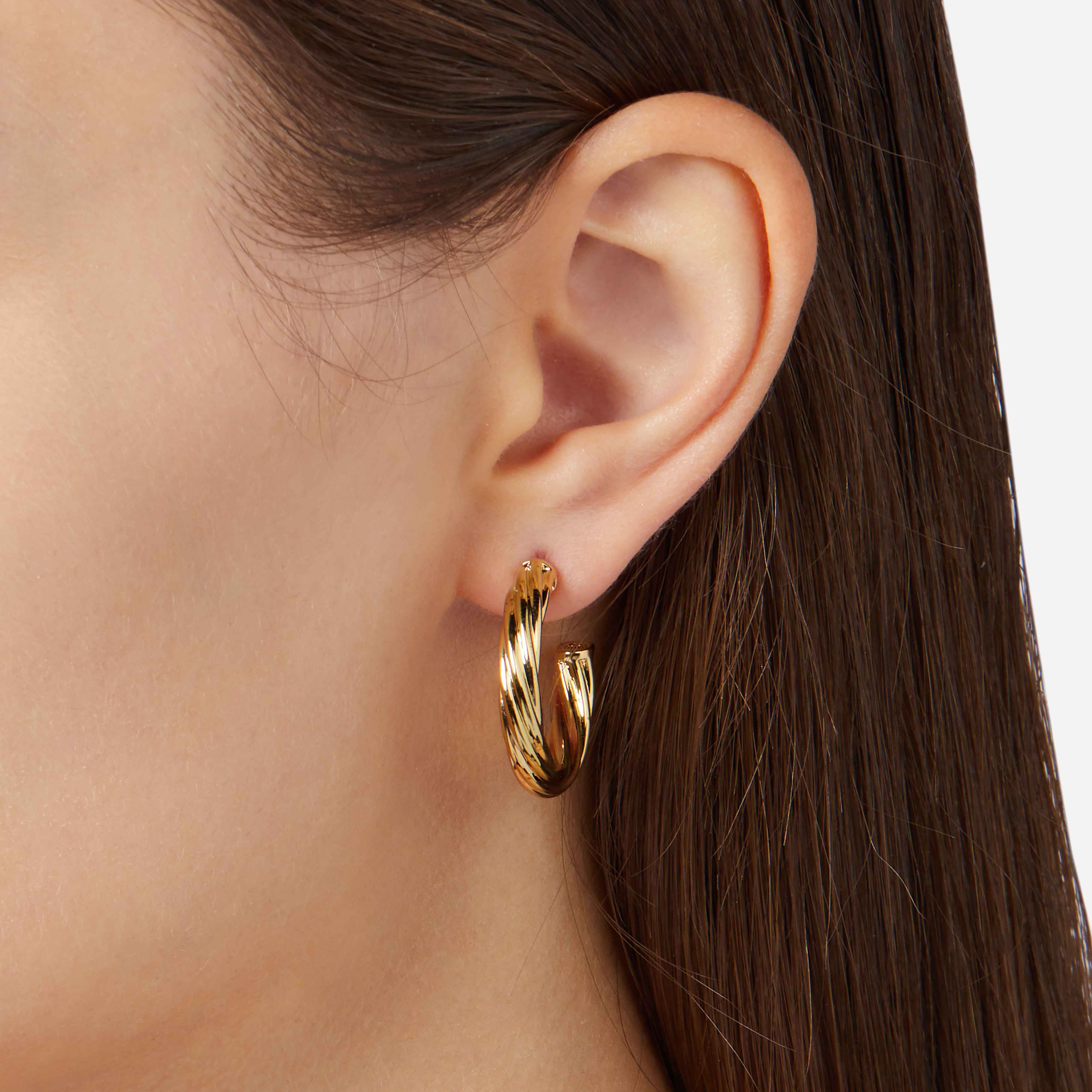 Anello Donna Chiara Ferragni Acciaio Dorato Cerchio Intrecciato J19AXP11