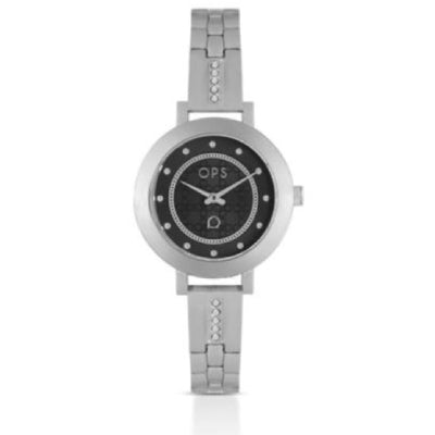 Orologio Donna Ops-Object Antracite Quarzo Solo Tempo Acciaio OPSPW-861-2950