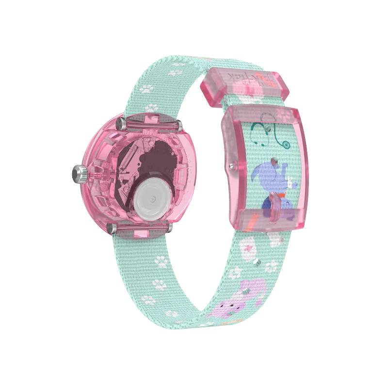Orologio Bambina Swatch Flik Flak My Spirit Animal Verde Acqua ZFBNP222