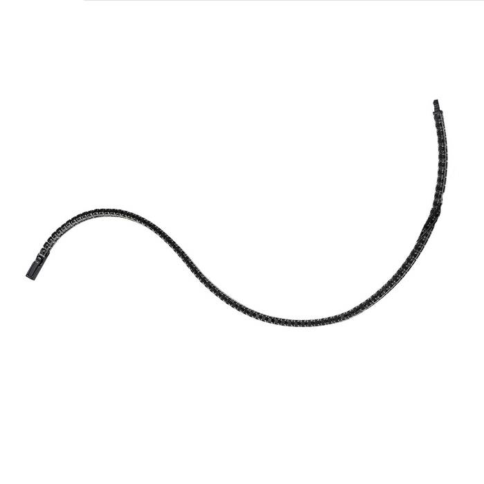 Bracciale Uomo Zancan Tennis Argento 925 Zirconi Neri ESB075-18