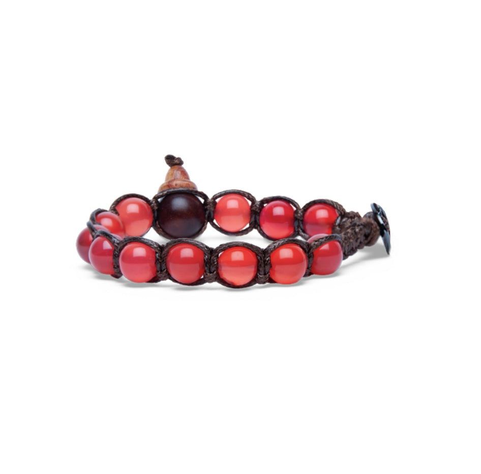 Bracciale Unisex Tamashii Pietra Agata Lampone BHS900-327
