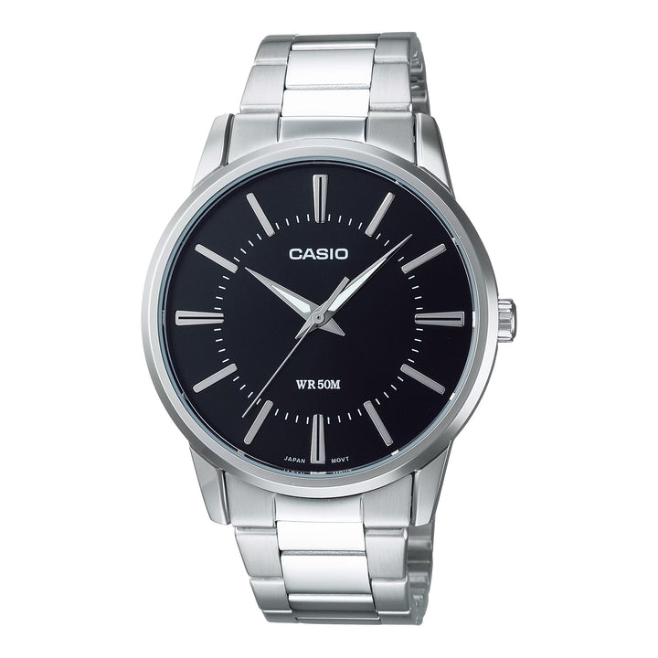 Orologio Uomo Casio Acciaio Nero Quarzo MTP-1303PD-1AVEG