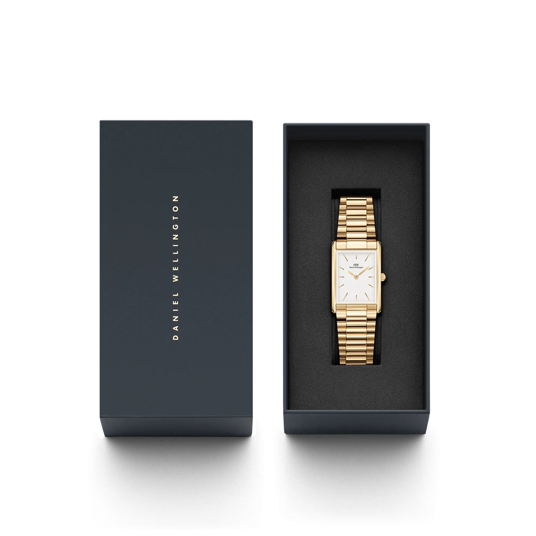 Orologio Unisex Daniel Wellington Acciaio Dorato Bound 3-Link 35x24 mm DW00100703