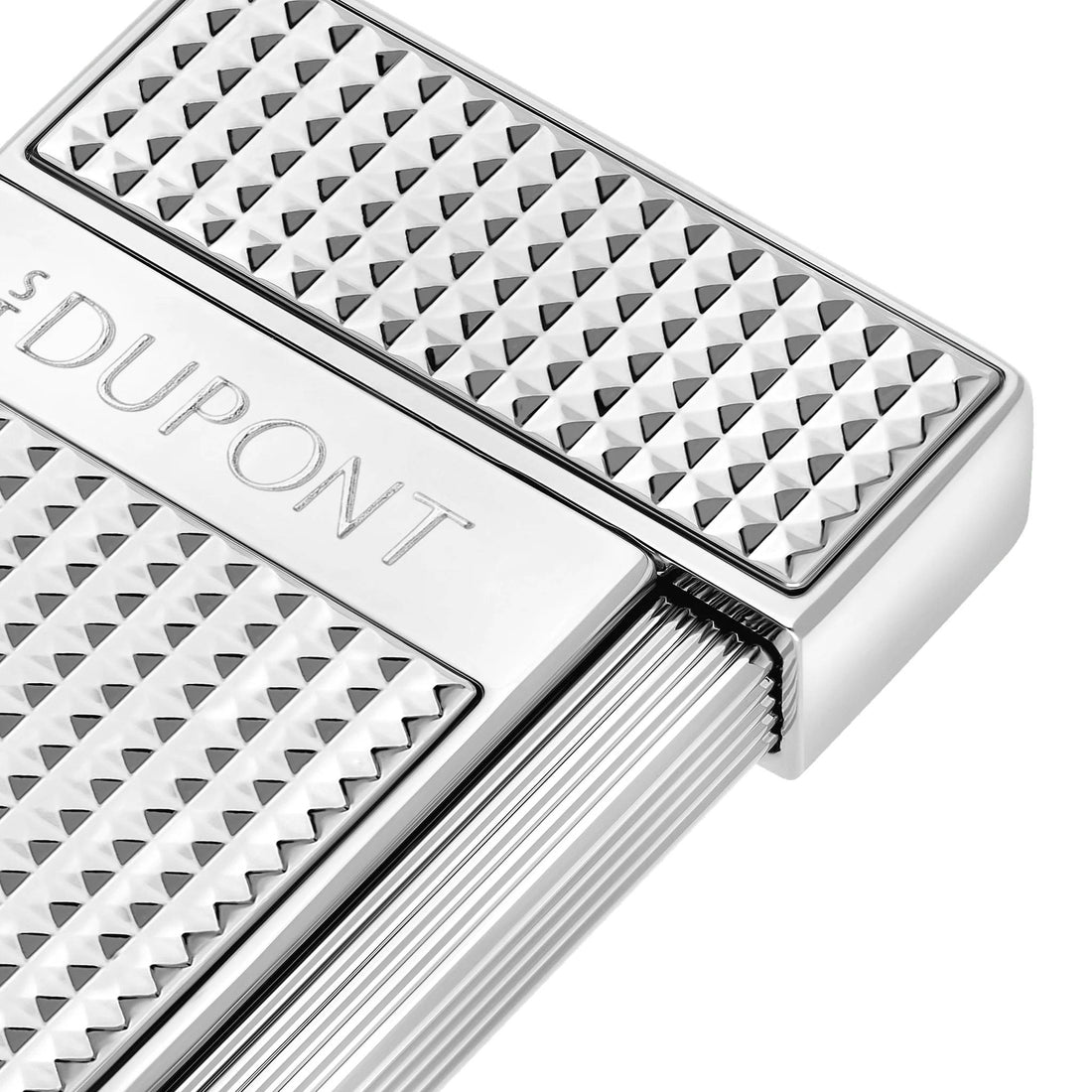 Accendino Uomo Dupont Slimmy Acciaio Testa Di Diamante 028120