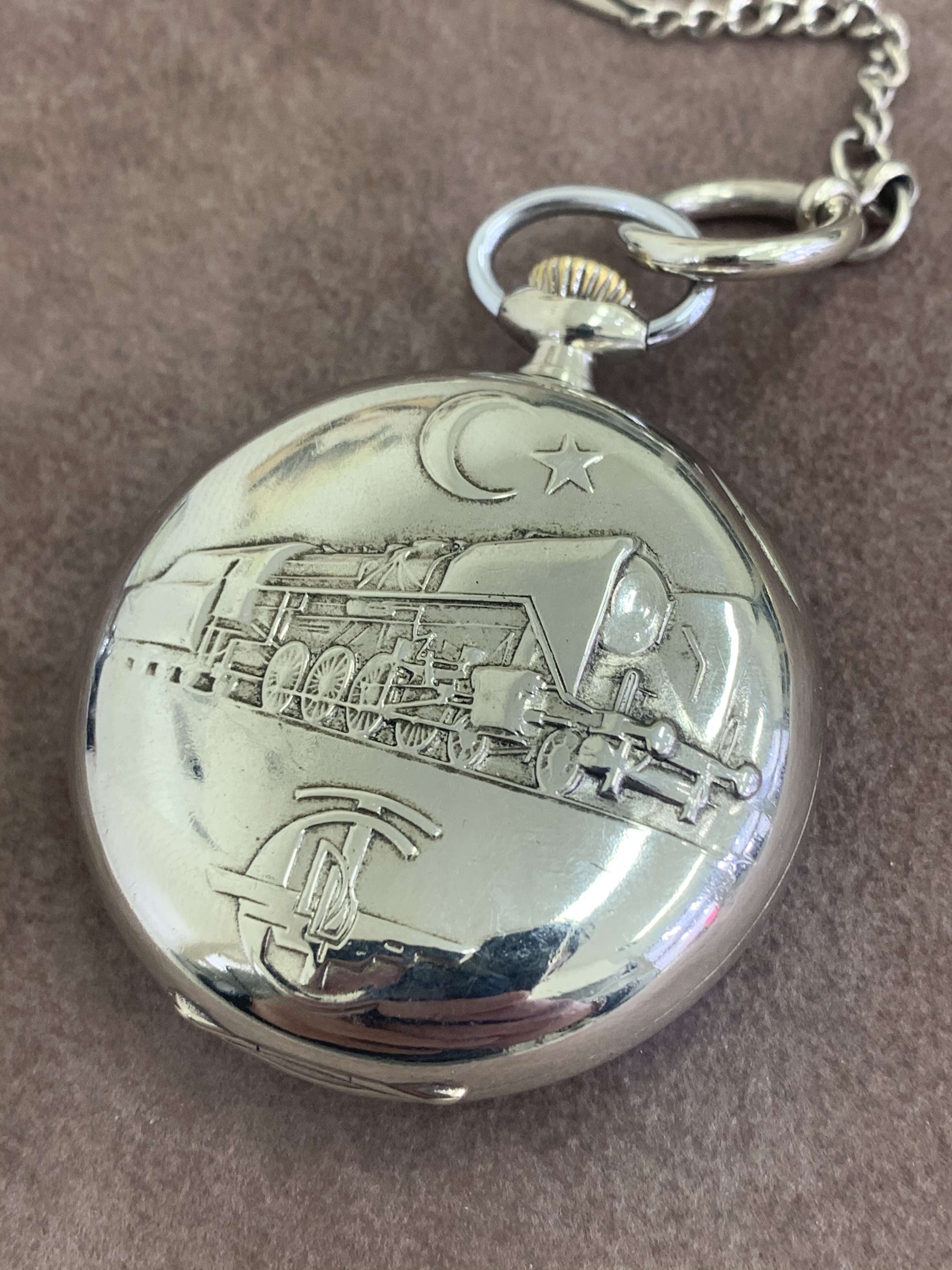Orologio Uomo Tascabile Zenith Ferrovie Grand Prix 1865 Movimento Dorato