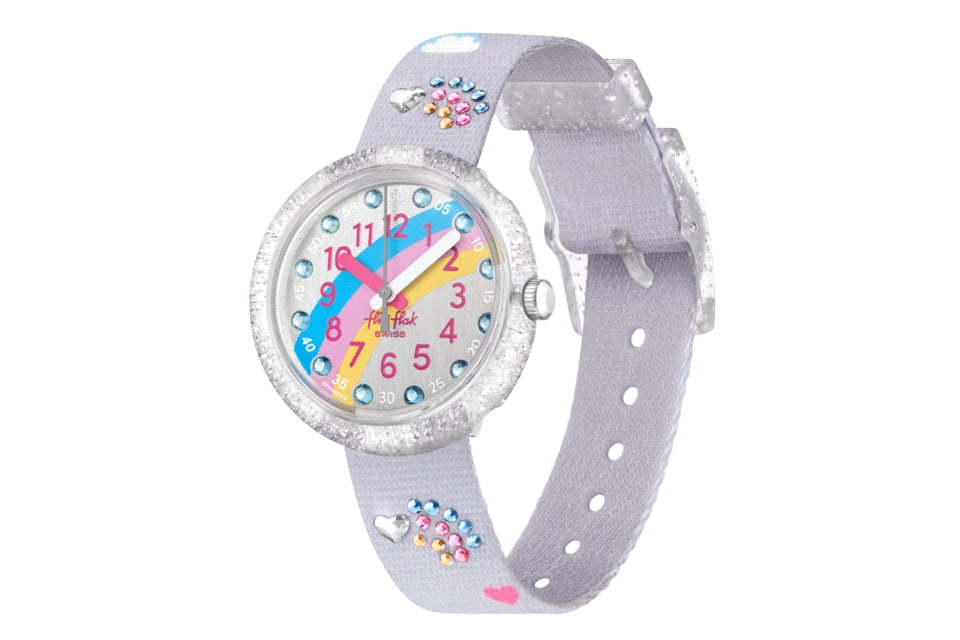 Orologio Swatch Bambina Flik Flak Rosa Solo Tempo ZFPN072