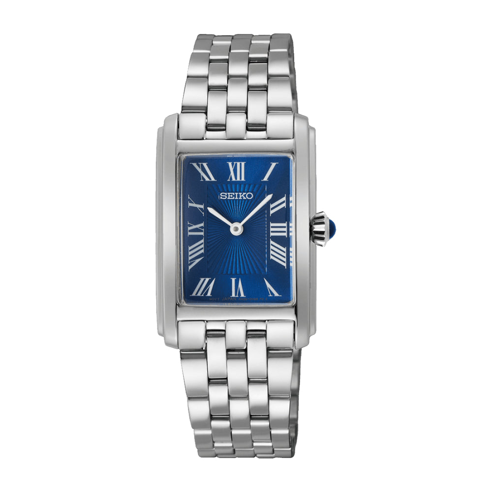 Orologio Unisex Seiko Quarzo Solo Tempo Acciaio Lucido Numeri Romani SWR085P1