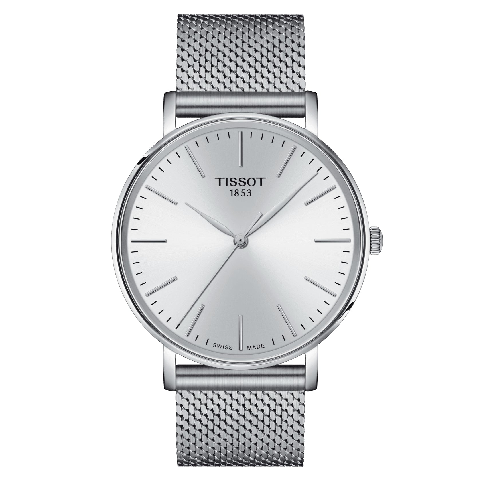 Orologio Uomo Tissot Everytime Gent Solo Tempo Acciaio T1434101101100
