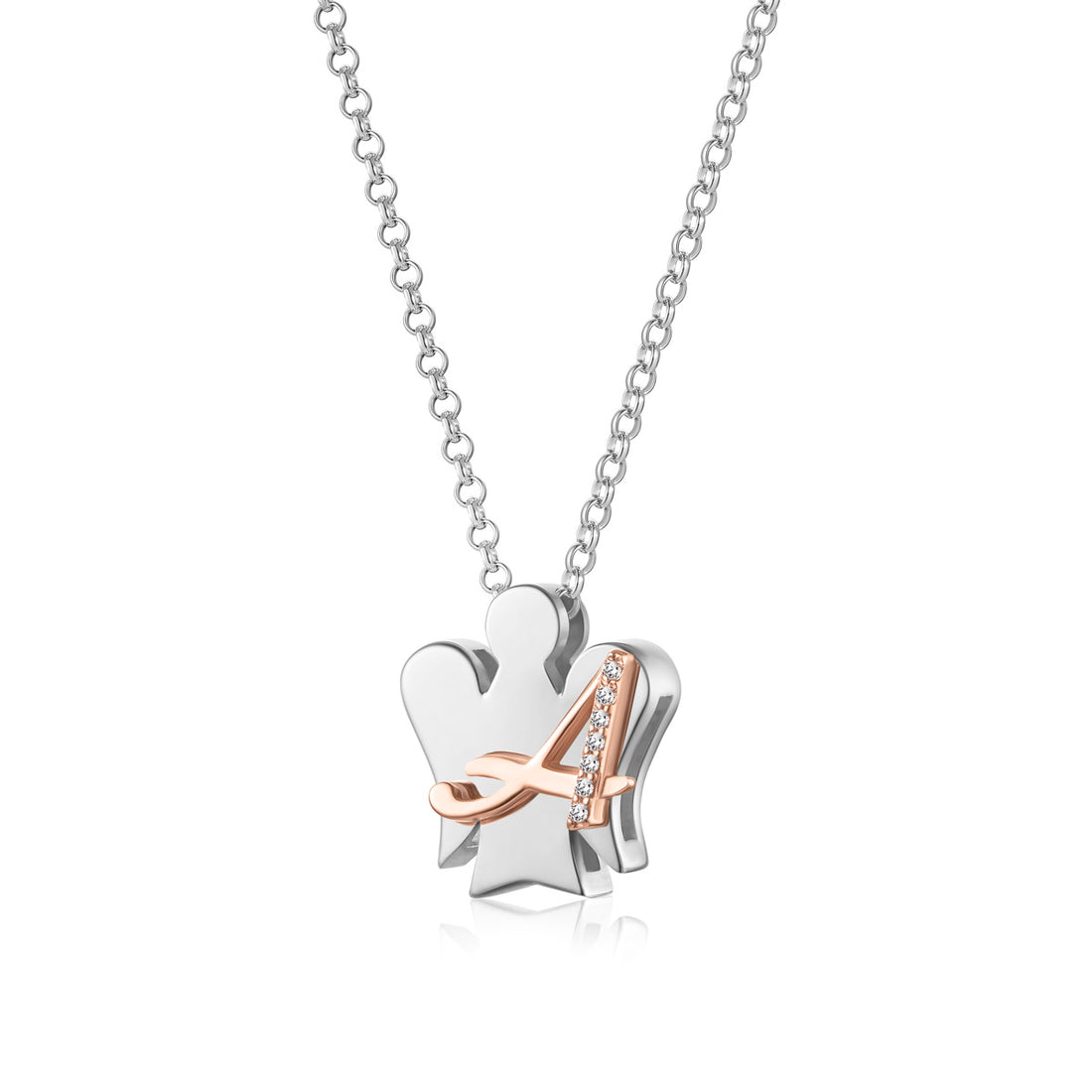 Collana Donna Argento 925 Roberto Giannotti Alfabeto Degli Angeli Lettera A GIA500A