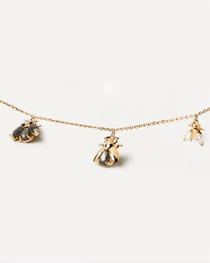 Collana Donna PDPaola Argento Dorato 925 Libellula CO01-201-U