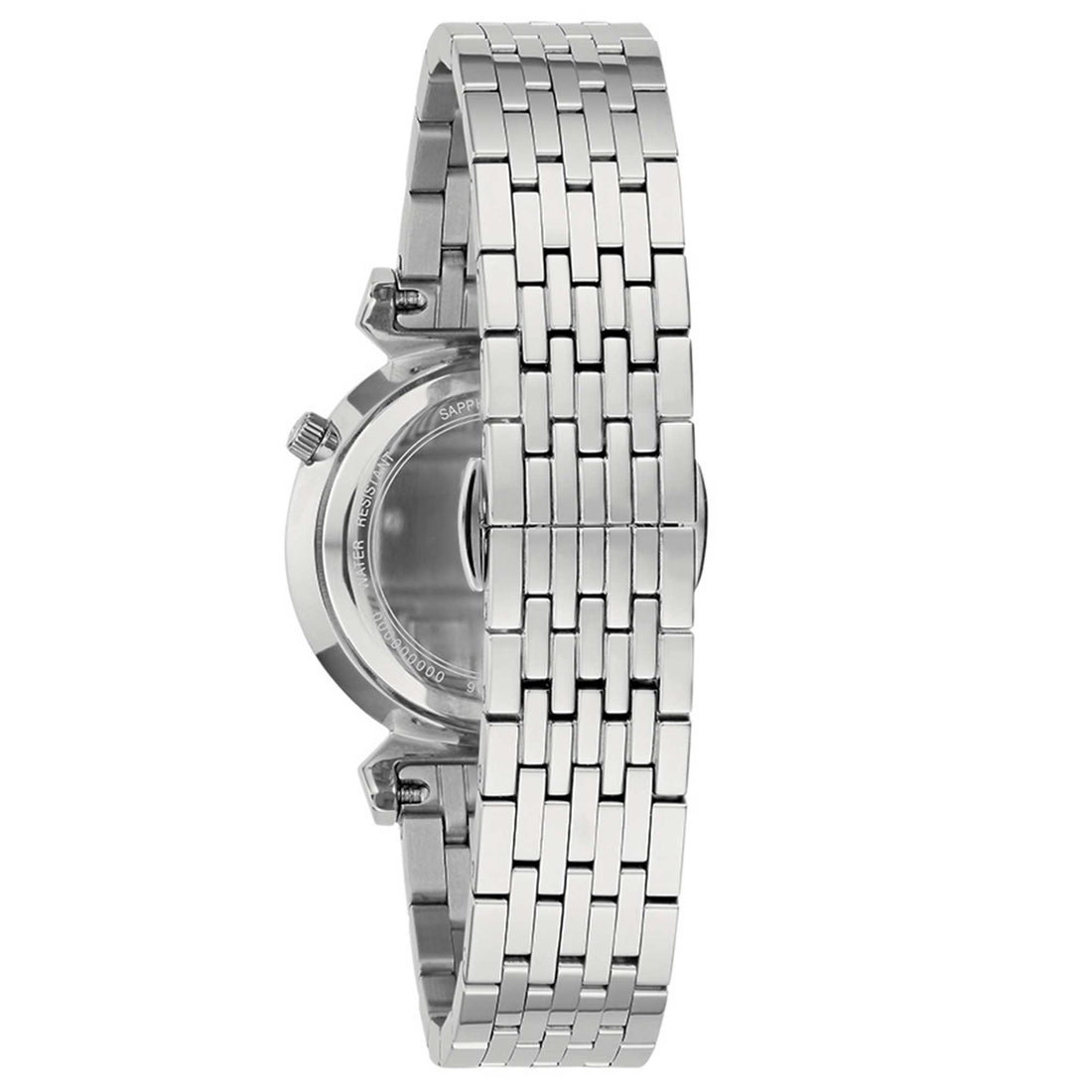 Orologio Donna Bulova Quarzo Solo Tempo Madreperla Diamanti 96P216