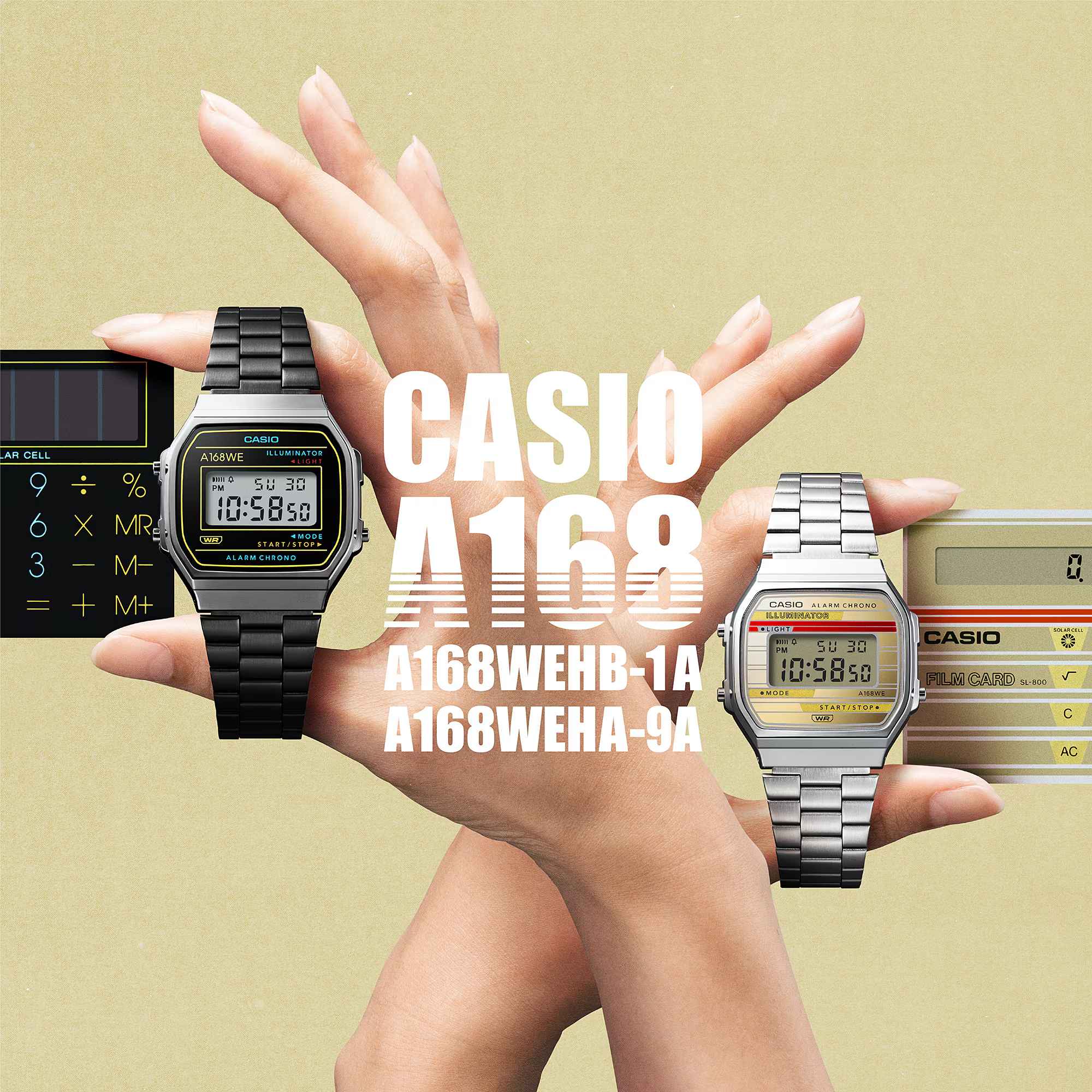Orologio Uomo Casio Acciaio Lucido A168WEHA-9AEF